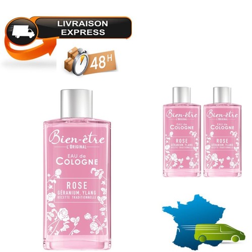 Bien être eau cologne rose - bien-être,