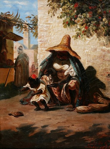 Juliet orientalist painting - orientalist,