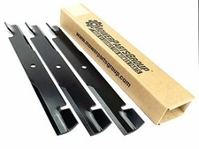 Lot de 3 lames de tondeuse à gazon crantées pour Bad Boy 038-6060-00