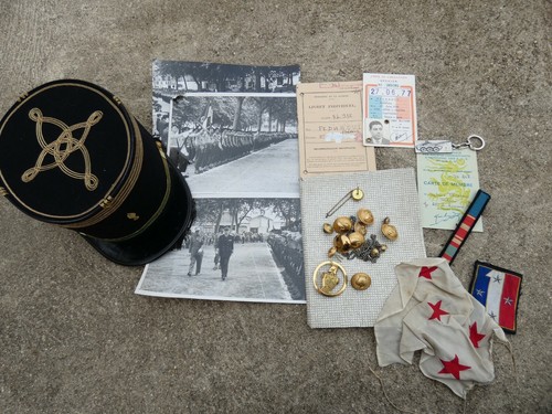 Genie lot divers kepi insignes - genie,