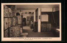 Old postcard Saint-Maur, Etabl. Louis Francois, 68 and 70 Av. du Grand Chêne, Les caves-m 