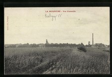 Old postcard La Mourière, overview 