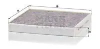 Filtre habitacle sous la - d'habitacle,