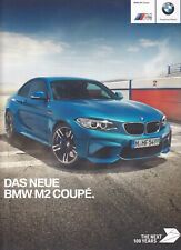 BMW M2 COUPE Sportscar 370bhp HP Brochure Brochure with M3 E30 2016 AS