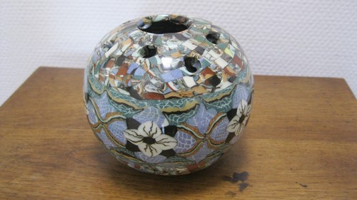 Vase boule pique fleurs - vase, en