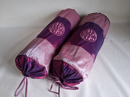 Paire coussins polochons en - de,