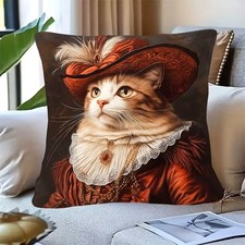 Housse de coussin CHATTE EN