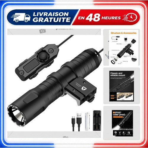 Lampe poche tactique - lampe, de