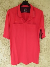 Maillot ARBITRE NIKE DRI-FIT rouge shirt maglia referee maglia L