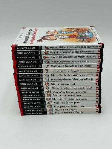 Lot livres max lili - 17,