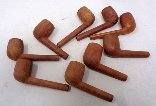 Lot têtes de - 9, pipe