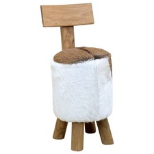 Bois de Teck Massif Tabouret