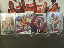 Lot de 4 cartes Magic Johnson