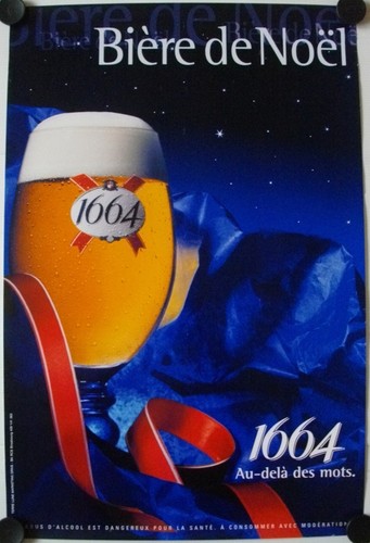 Affiche biere noël 1664 - affiche,