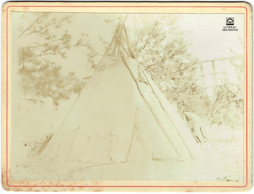 Photo 1895 états - États-unis, tipi