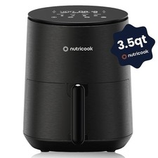 Air Fryer – 8 Preset Functions, Tempered Glass Control Panel, 3.5 Quart Co