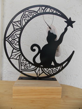 Décoration a poser chat avec