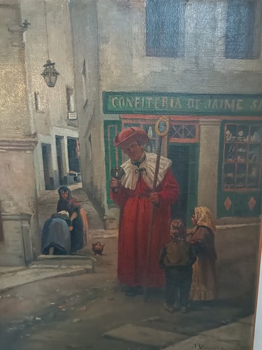 Tableau ancien signé vayreda - tableau,