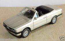 MICRO WIKING HO 1/87 BMW 325 I CONVERTIBLE LIGHT GREY METAL SILVER no box