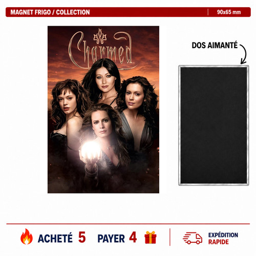 Magnet frigo charmed - frigo, tv