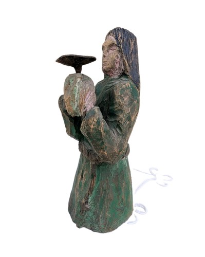Ancien bougeoir art populaire - ancien,