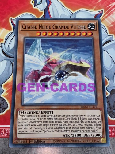 Carte chasse neige - yu, oh