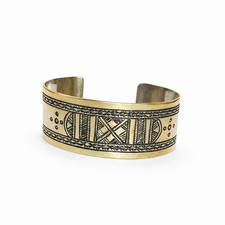 Bracelet Manchette Laiton