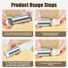 Machine à pâtes électrique sans fil 5 en 1 avec cinq moules pour différents