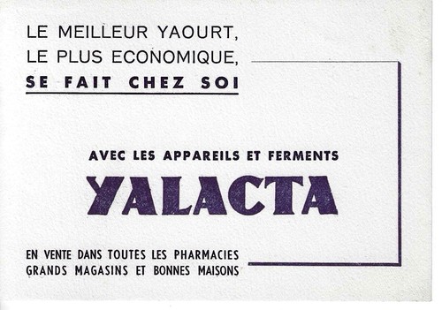 Ancien buvard publicitaire