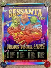 Sessanta 2.0 FOIL VIP Signed poster A Perfect Circle Puscifer Primus