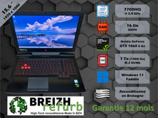 [BREIZH REFURB] PC Portable HP Omen 15-CE 15" i7 GTX SSD Windows 11 + Office