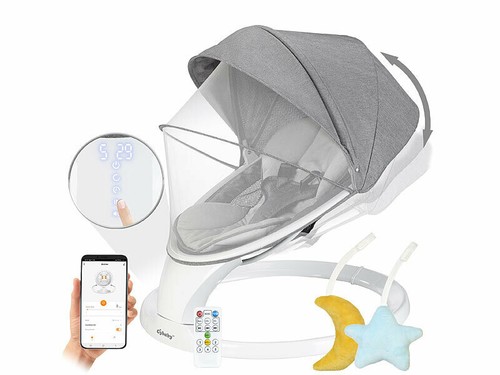 Balancelle bébé connectée