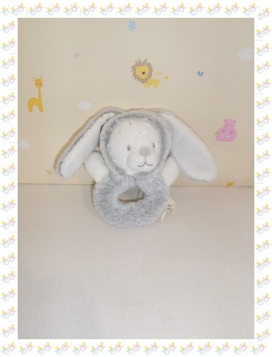 Doudou hochet ours gris - doudou,