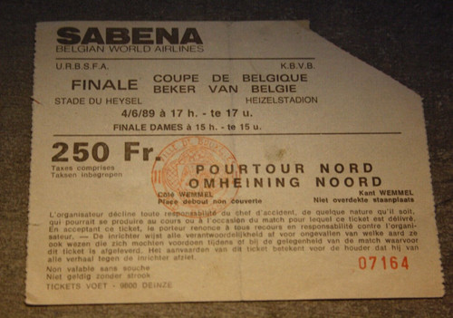 Ticket anderlecht v - ticket, ))