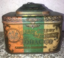 Lithographed Sheet Metal Tobacco Box (richmond USA) Cameron and Cameron co