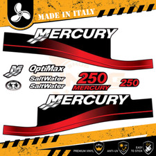 Décalcomanies adhésif Moteur hors-bord Mercury 250 Ch - Saltwater B