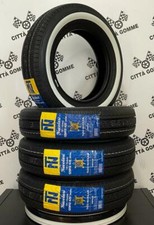 4 New 125R12 62S Nuvolari White Band 25mm Fiat 500 Era F L R Tires