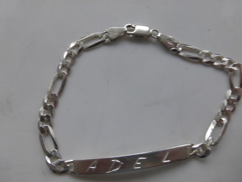Bracelet gourmette prénom - gourmette,