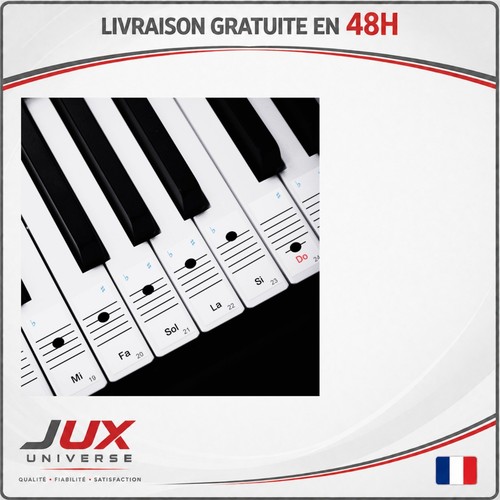 Autocollants clavier piano - autocollants,