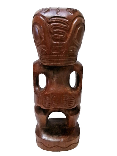 Statuette bois - en,