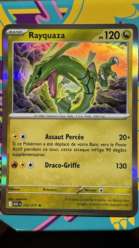Carte pokémon rayquaza holo - carte,