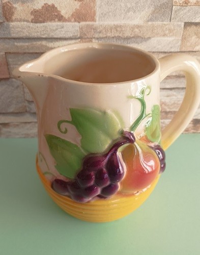 Pichet barbotine décor - en,