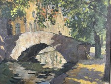 Paul MALQUIT (1890-1976) Paysage impressionniste Nancy Lorraine Victor Prouvé
