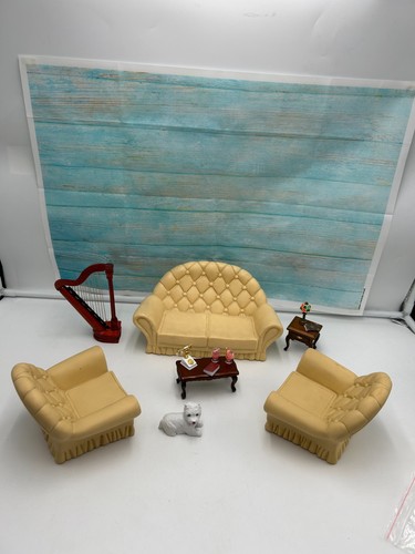 Salon pour barbie ooak - barbie,