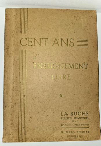 Cent ans enseignement libre - cent,