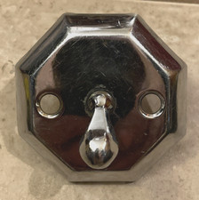 Antique Retro Bathroom Bathtub Tub Drain Cover Trip Lever Chrome Brass Parts USA