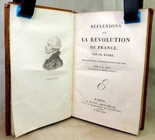 LIVRE ANCIEN 1823, BURKE, LA