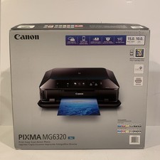 New Canon Pixma MG6320 All-In-One Inkjet color Printer Open Box Rare Blue