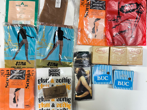 Lot collants vintage - 17,