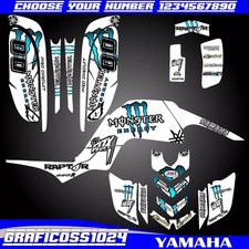 yamaha raptor 660 kit graphics decals stickers vtt wrap quad toute l'année...